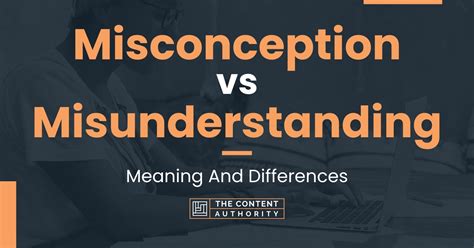 misconception synonym|misconception vs misunderstanding.